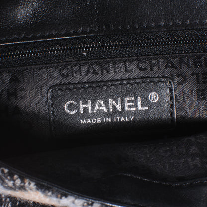 Chanel Woven Tweed CC Flap 5 of 7