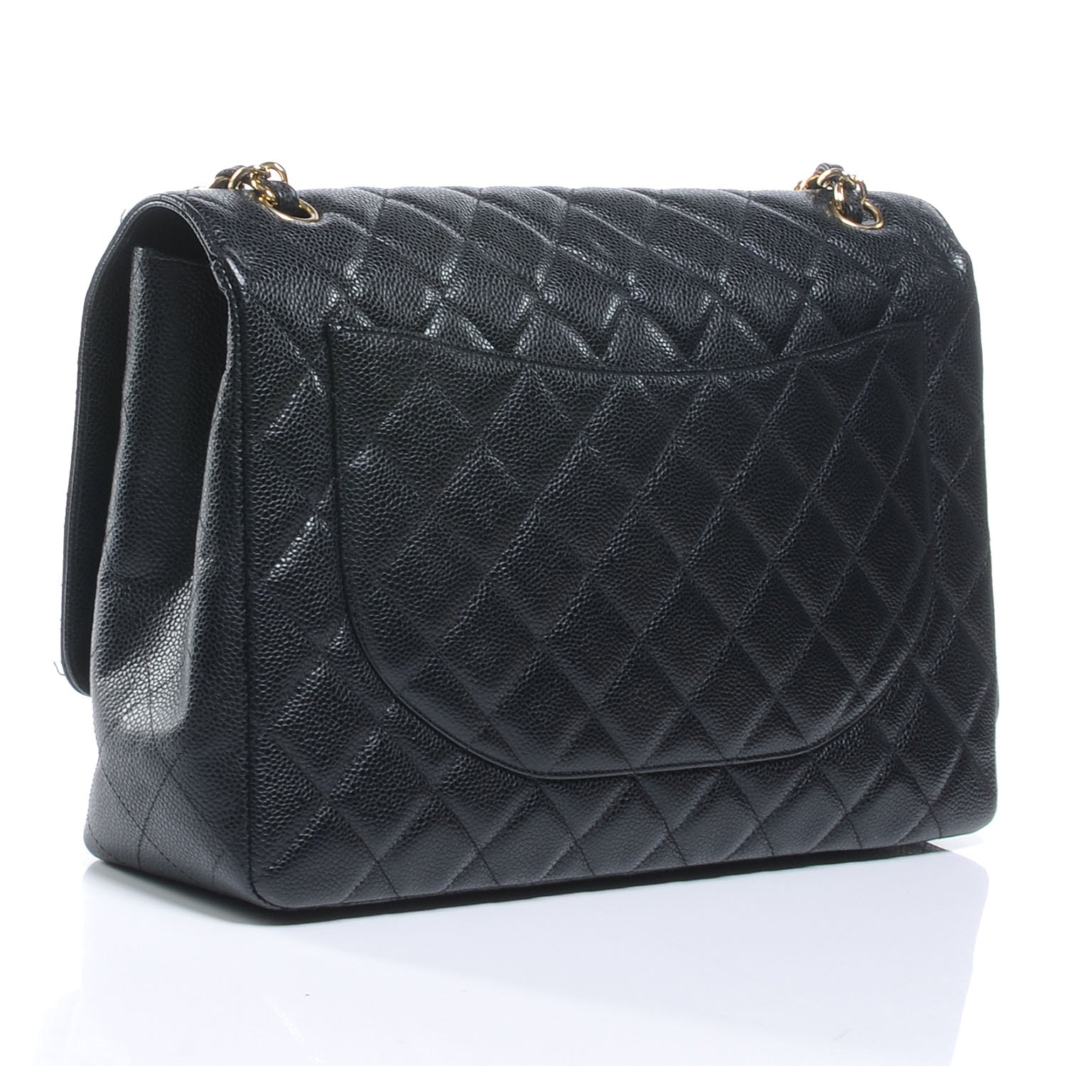 Chanel Caviar Maxi Single Flap Black 3 of 7