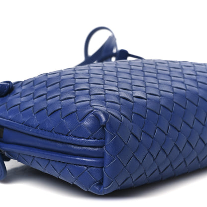 Bottega Veneta Nappa Intrecciato Nodini Crossbody Messenger Signal Blue 10 of 11