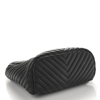 Chanel Calfskin Chevron Quilted Large Urban Spirit Backpack Black 4 of 9