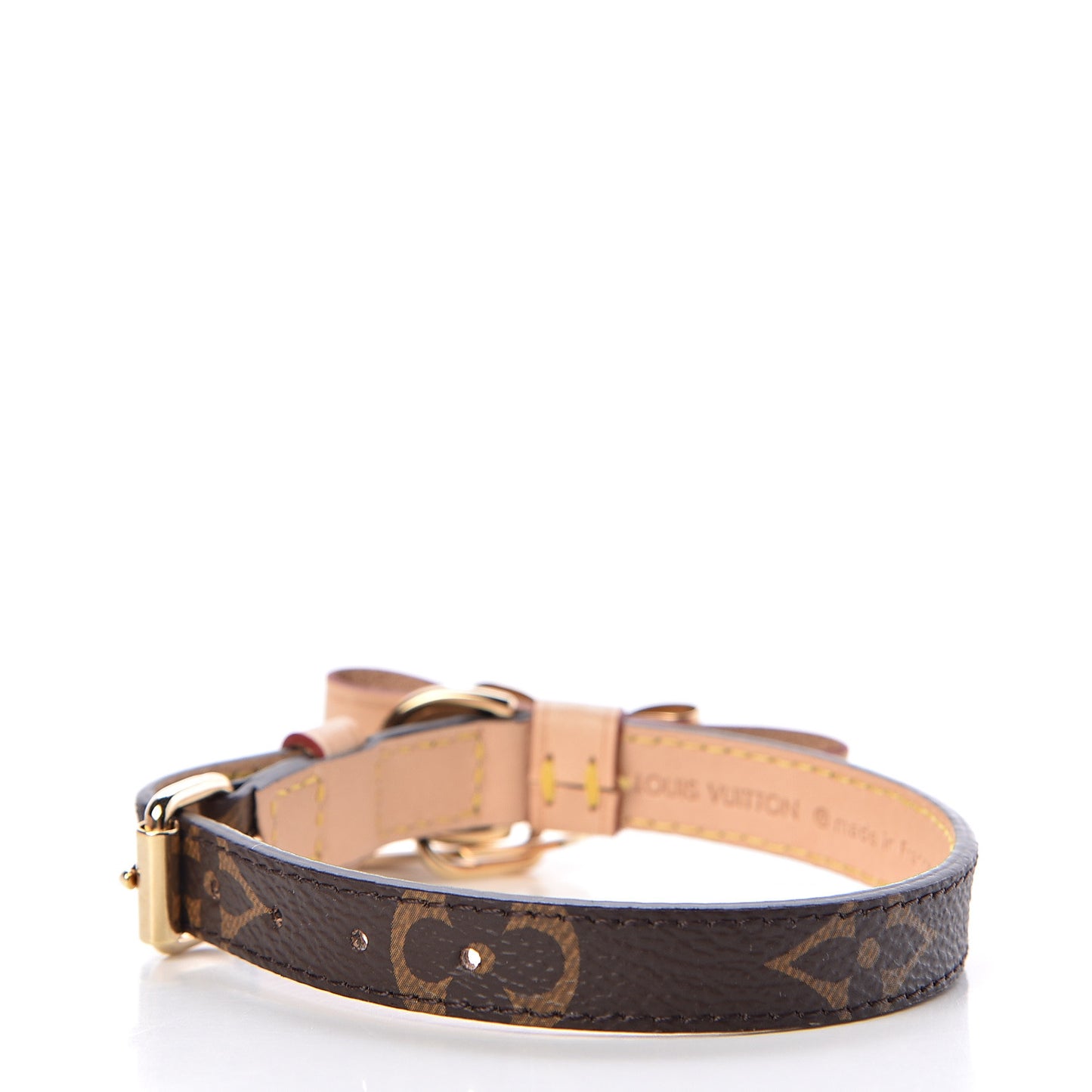 Monogram Baxter Dog Collar PM
