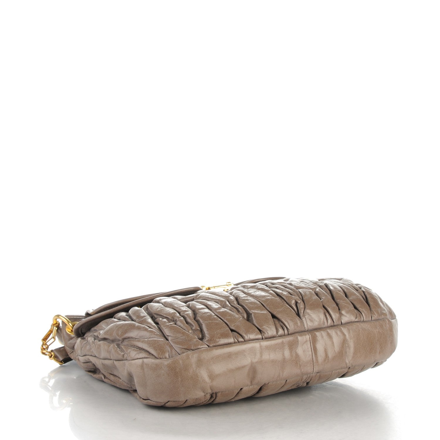 Miu Miu Nappa Matelasse Coffer Hobo Fumo 4 of 8