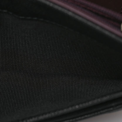 Chanel Caviar Quilted Medium Gusset Flap Wallet Black 8 of 15