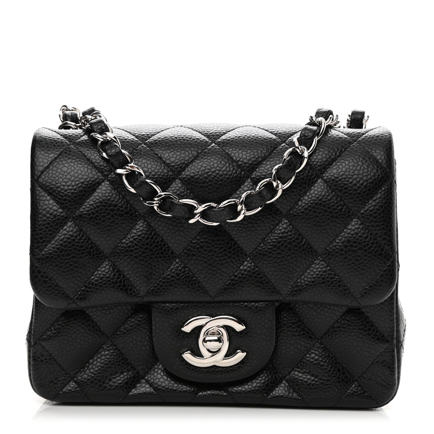 Chanel Caviar Quilted Mini Square Flap Black 1 of 9