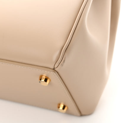 Celine Satinated Calfskin Small 16 Top Handle Bag Nude 12 of 12