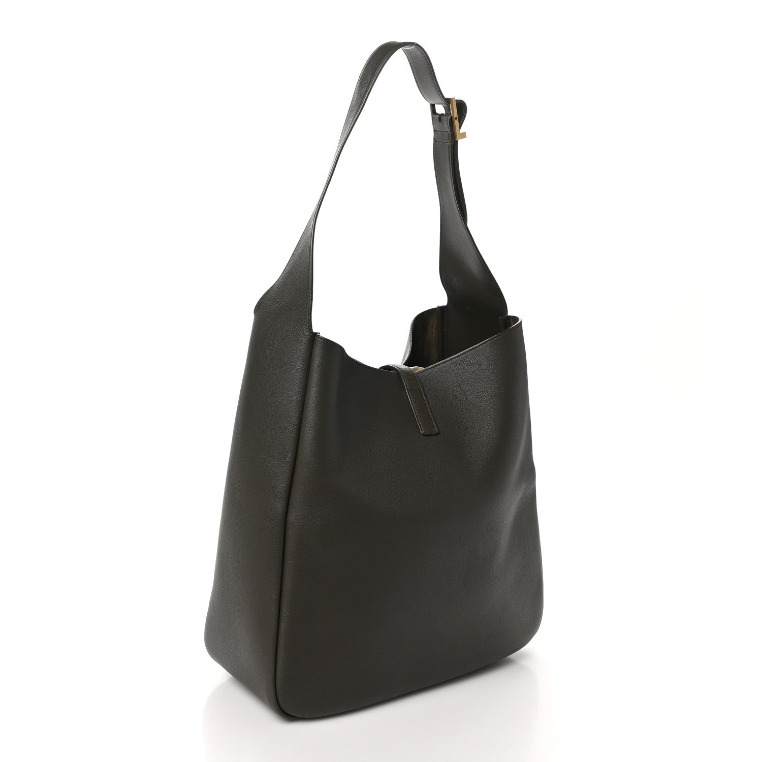 Saint Laurent Smooth Calfskin Large Le 5 A 7 Soft Hobo Light Musk 2 of 10