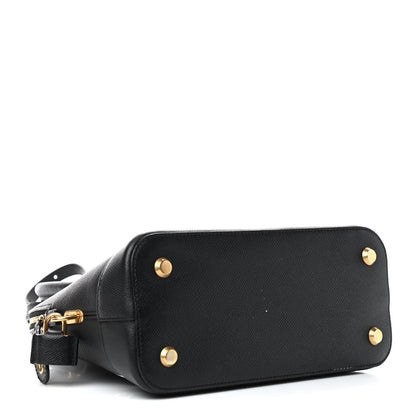 Balenciaga Signature Grained Calfskin Logo S Ville Top Handle Bag Black 4 of 11