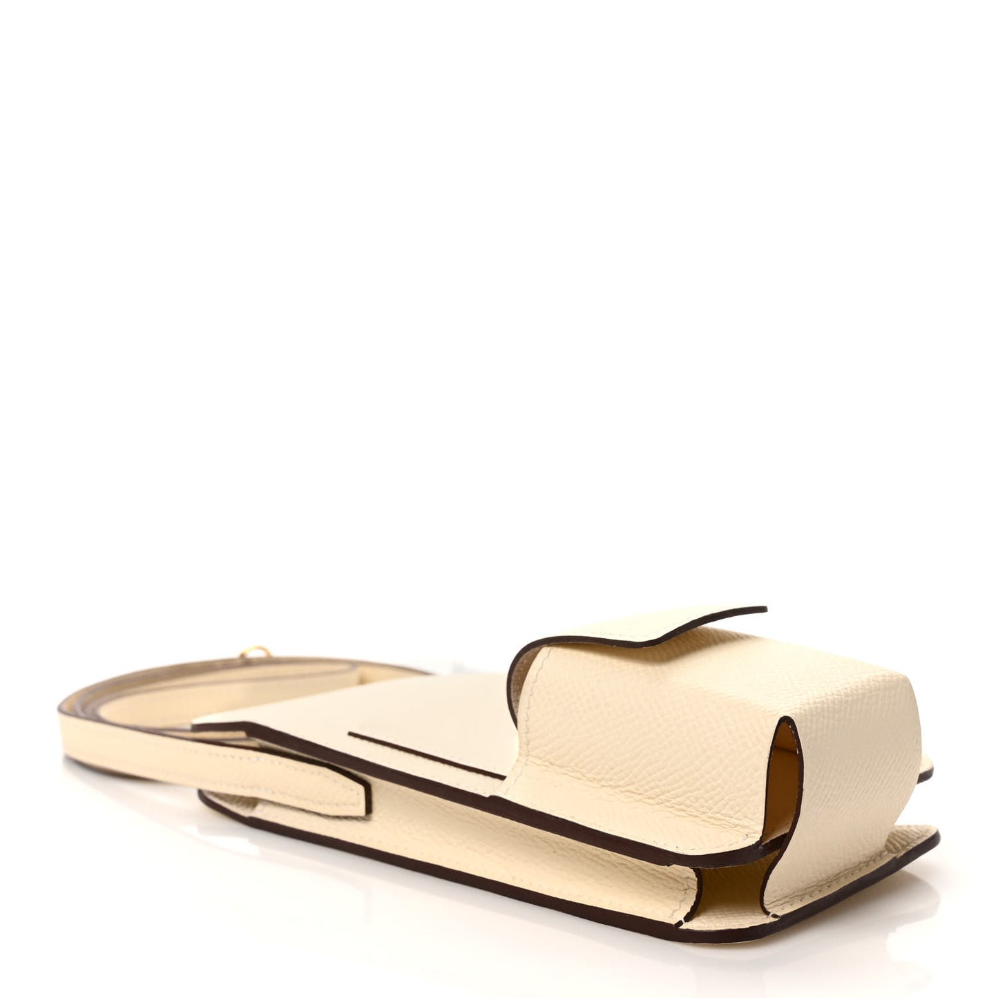 Epsom Hermesway Phone Case Nata Bordeaux Jaune De Naples