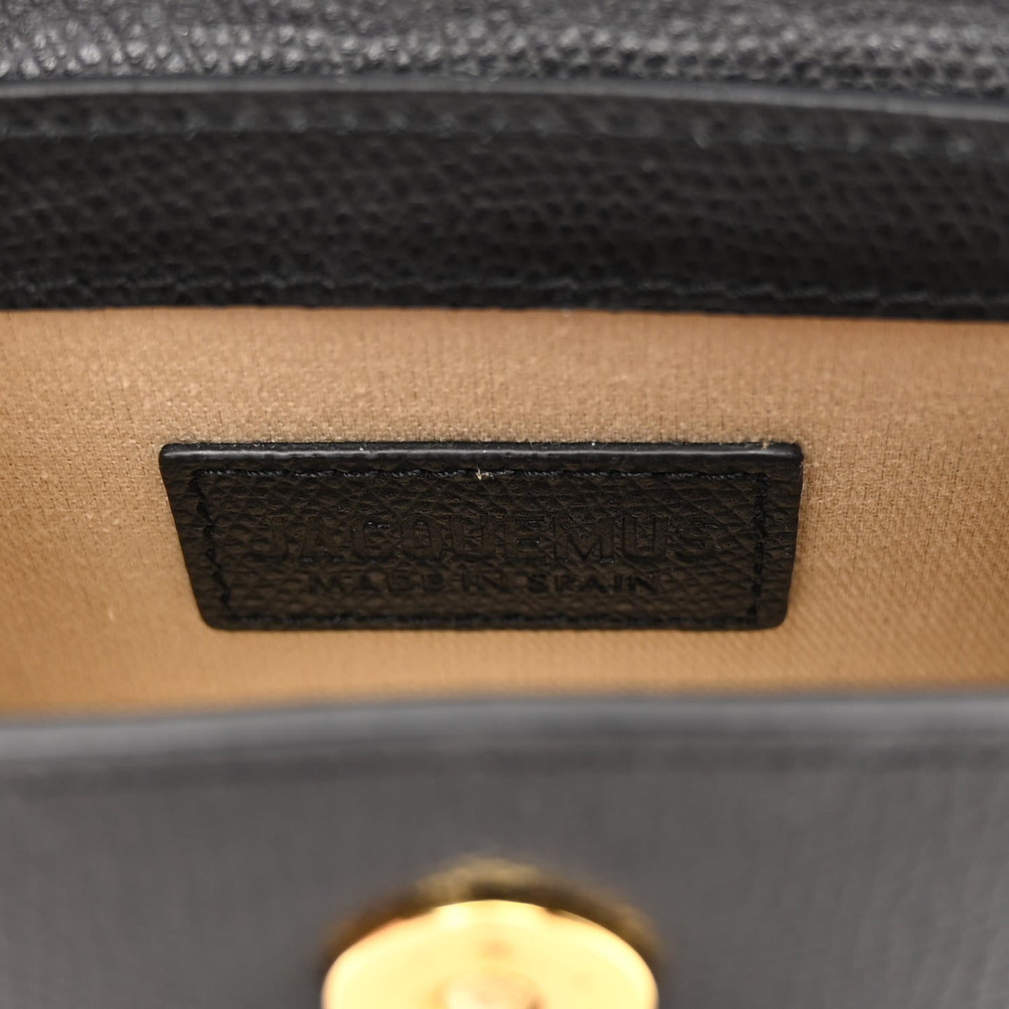 Grained Calfskin Le Chiquito Black