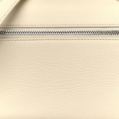 Loro Piana Grained Calfskin L19 Extra Pocket Pouch Whisper White 7 of 10