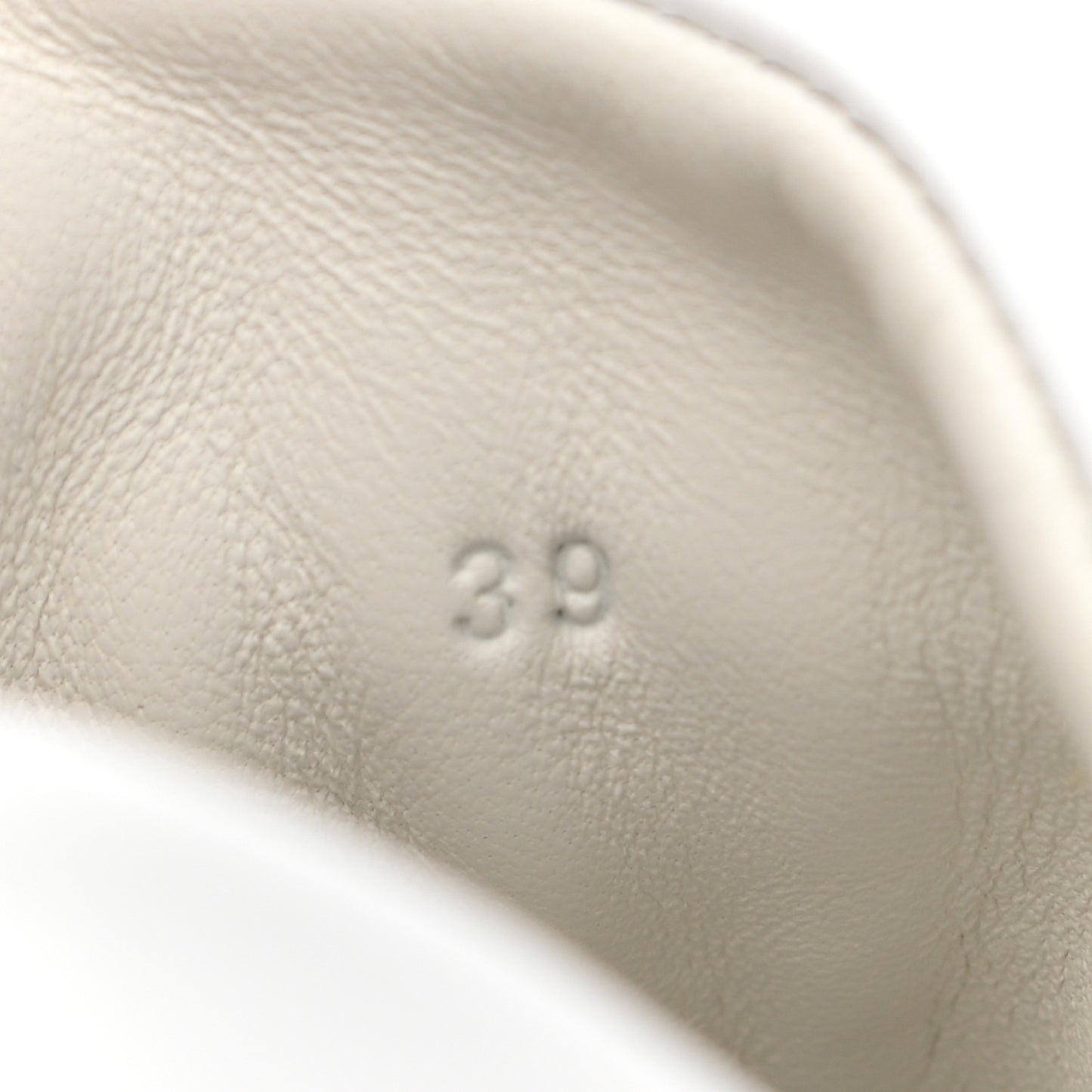 Calfskin Day Sneakers 39 White