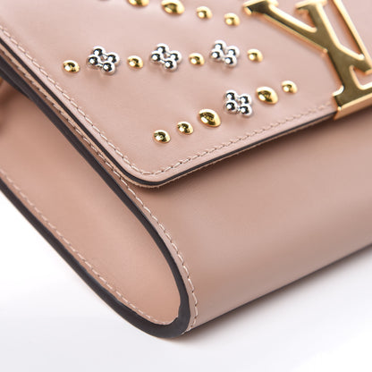 Louis Vuitton Calfskin Studded Louise Chain GM Nude 7 of 11