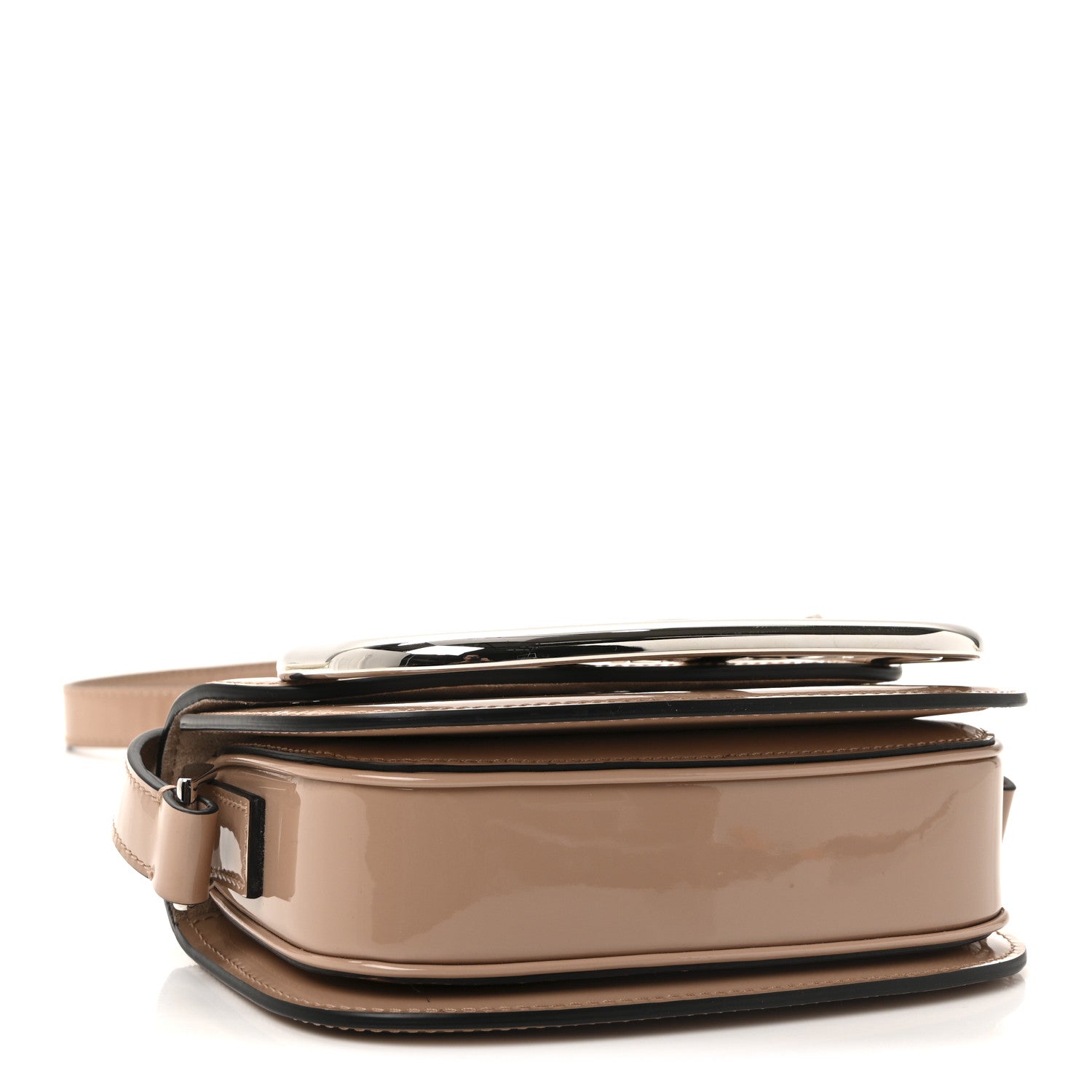 Valentino Garavani Patent Small Supervee Crossbody Bag Rose Cannelle 4 of 9