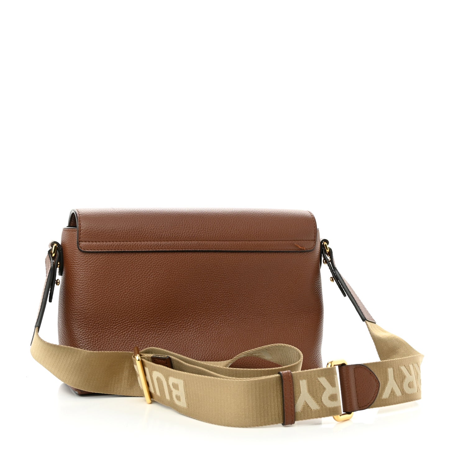 Calfskin Vintage Check Note Crossbody Bag Tan