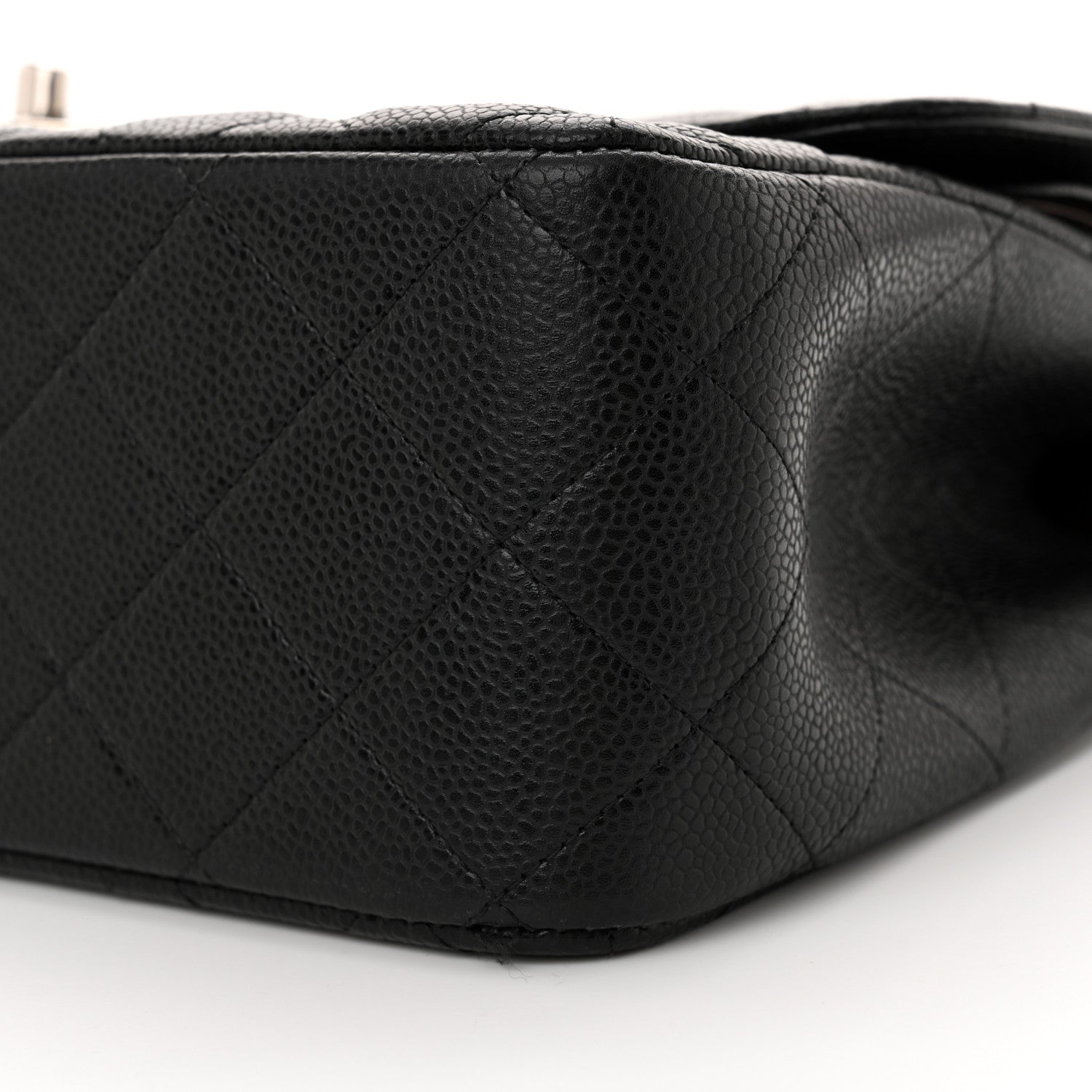 Chanel Caviar Quilted Jumbo Double Flap Black 10 of 11