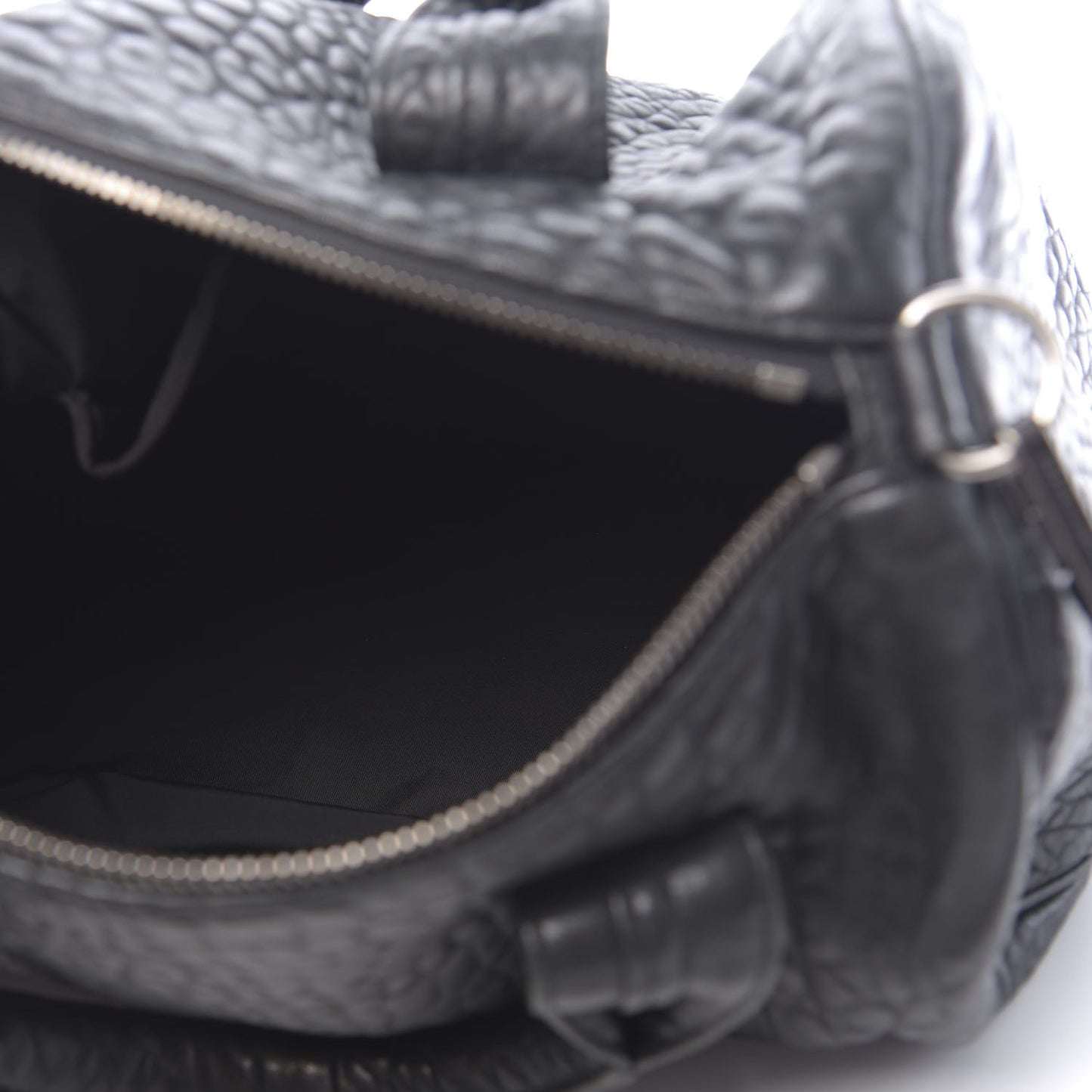 Pebbled Lambskin Rocco Black Nickel Hardware