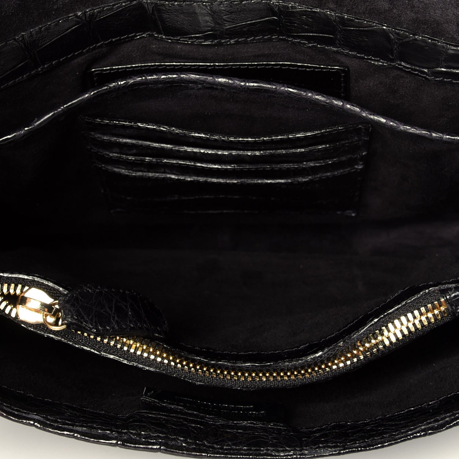 Nancy Gonzalez Crocodile Crossbody Black 5 of 10