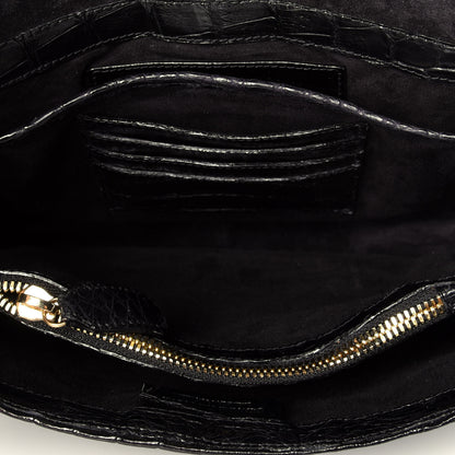 Nancy Gonzalez Crocodile Crossbody Black 5 of 10