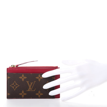 Louis Vuitton Monogram Zipped Card Holder Fuchsia 2 of 8
