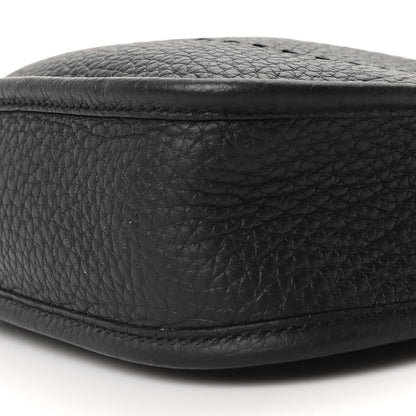 Hermes Taurillon Clemence Evelyne TPM Black 10 of 10