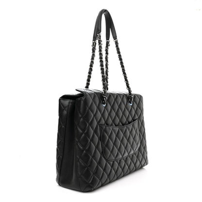 Chanel Caviar Quilted City Shopping Tote Black 3 of 14