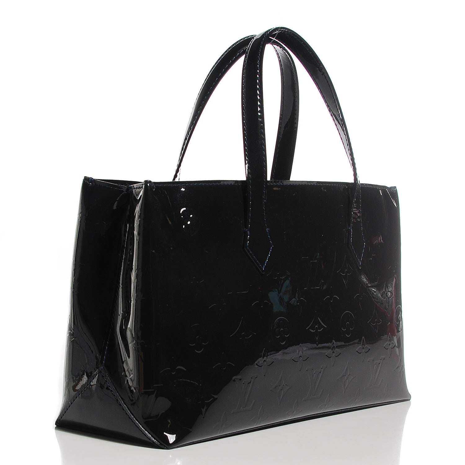 Louis Vuitton Vernis Wilshire PM Blue Infini 3 of 7