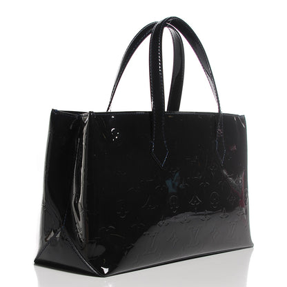 Louis Vuitton Vernis Wilshire PM Blue Infini 3 of 7