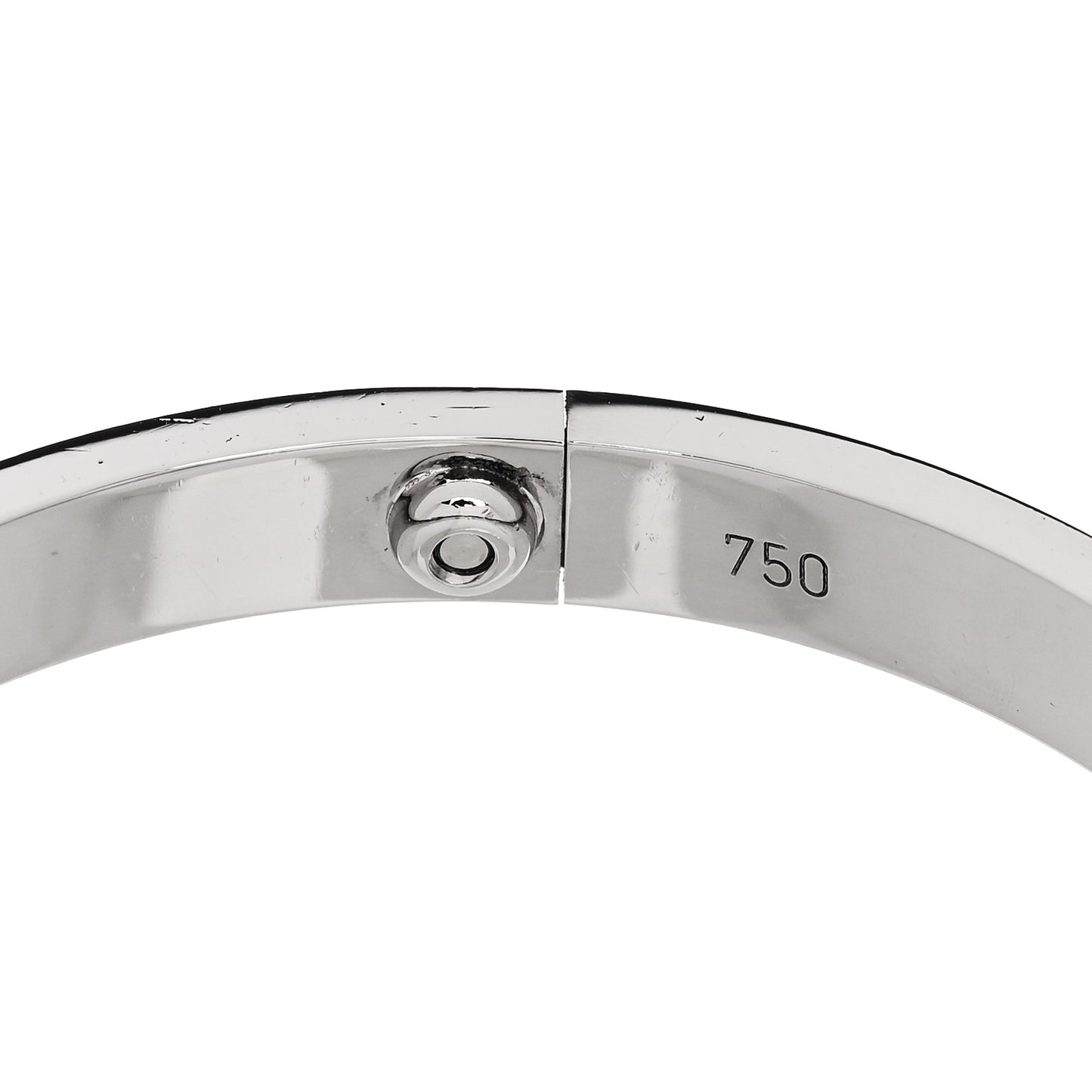18K White Gold LOVE Bracelet 18