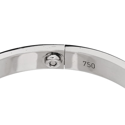 Cartier 18K White Gold LOVE Bracelet 18 8 of 9
