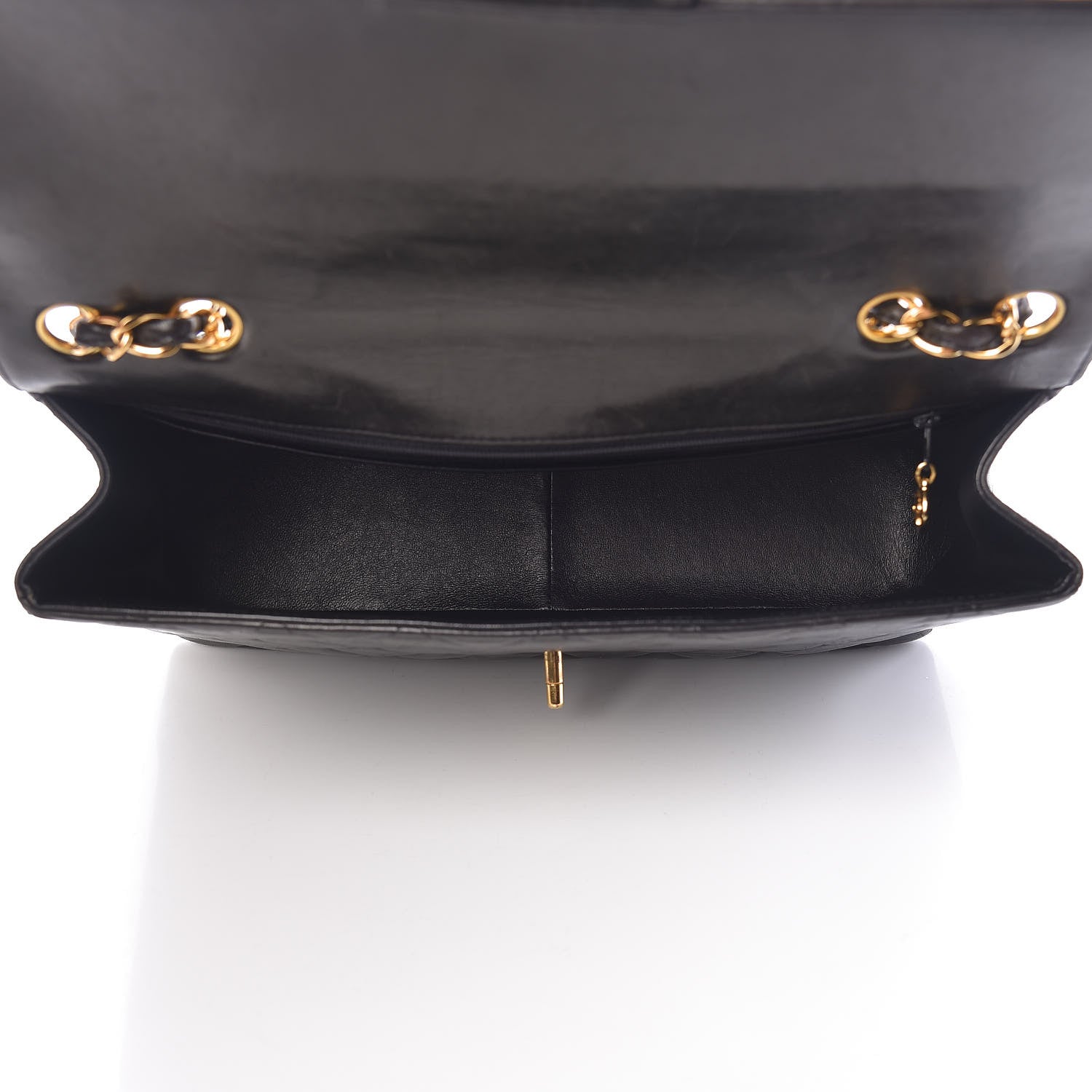 Chanel Lambskin Quilted Jumbo Single Flap Black 5 of 20