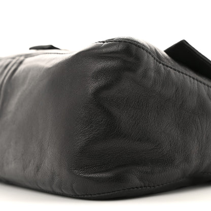 Fendi Vitello Savana Big Forever Mama Baguette Black 9 of 13