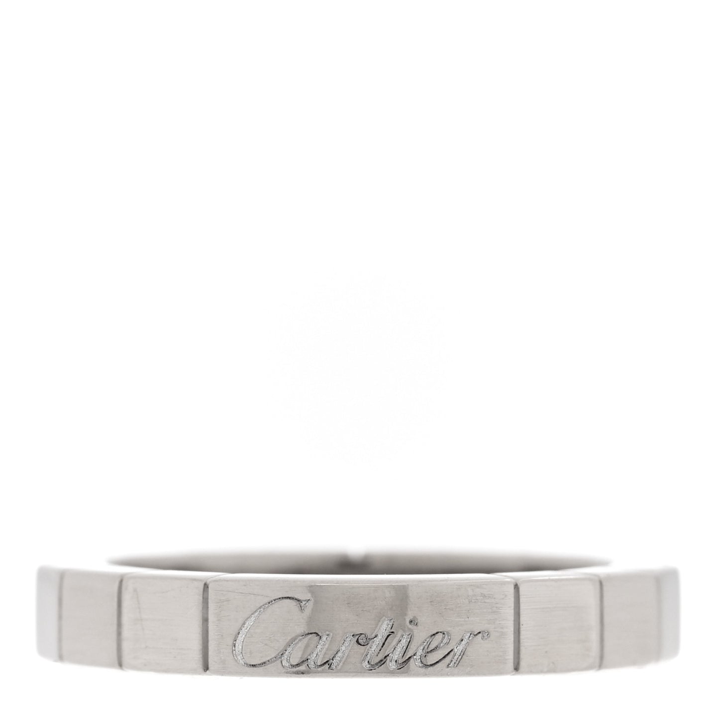 18K White Gold Lanieres Ring 48 4.5