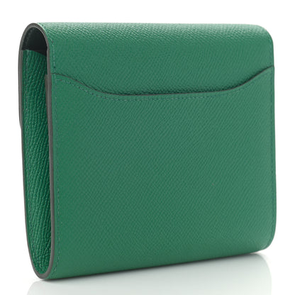 Hermes Epsom Constance Compact Passant Wallet Vert Vertigo 4 of 16