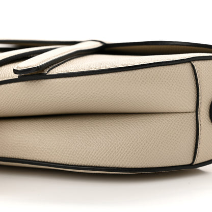 Christian Dior Grained Calfskin Saddle Bag Sable 10 of 11