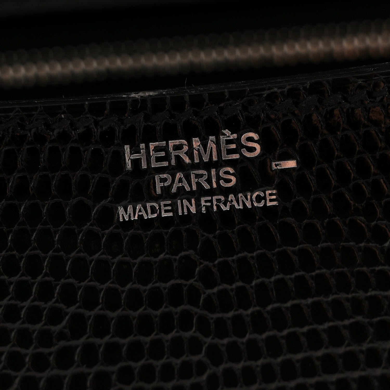 Hermes Lizard Constance 1-24 Black 7 of 14