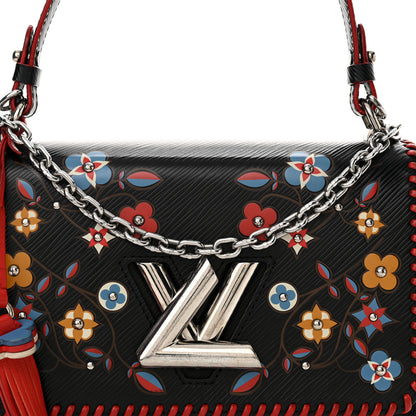 Louis Vuitton Epi Flower Twist Shoulder Bag MM  Black 7 of 12