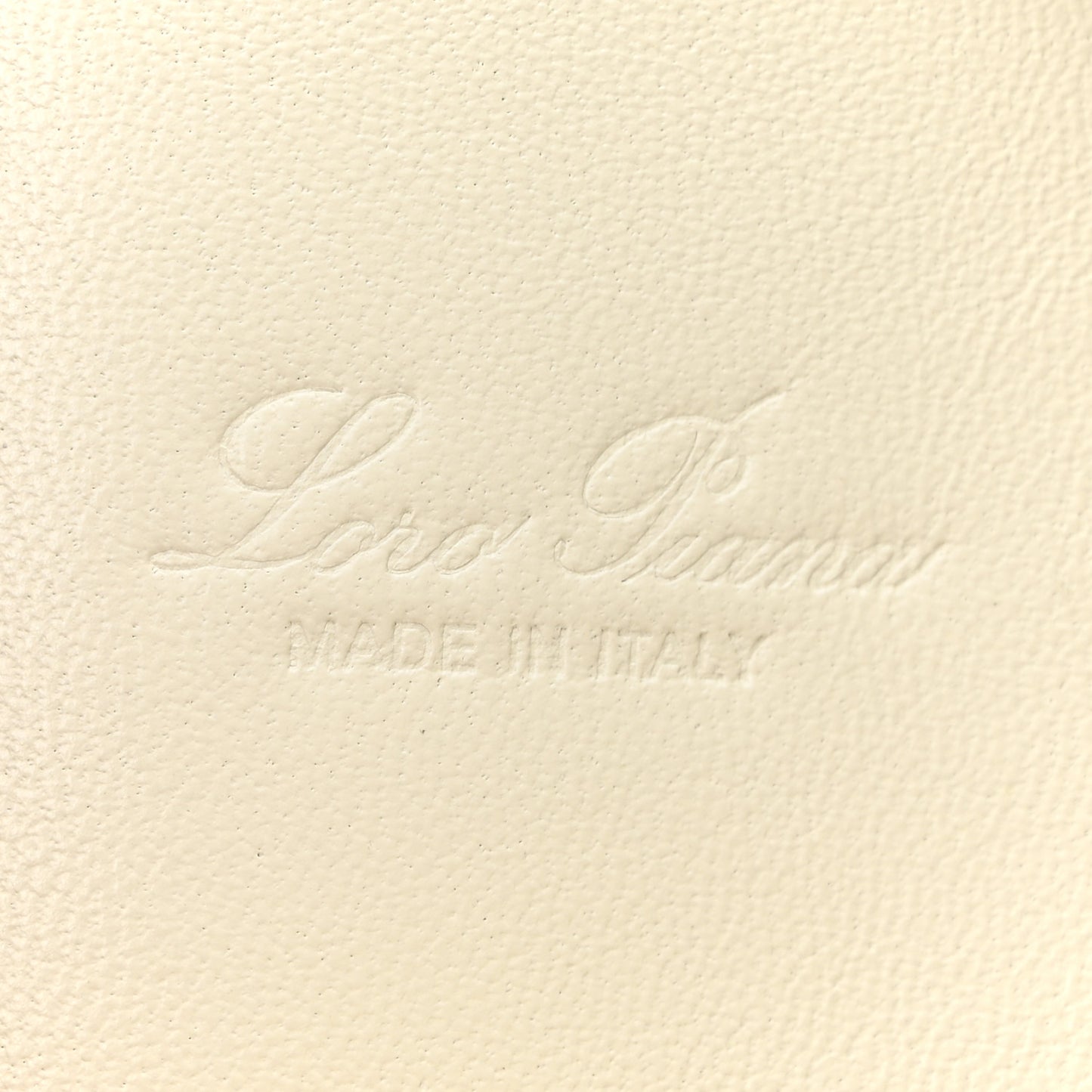 Grained Calfskin L19 Extra Pocket Pouch Whisper White