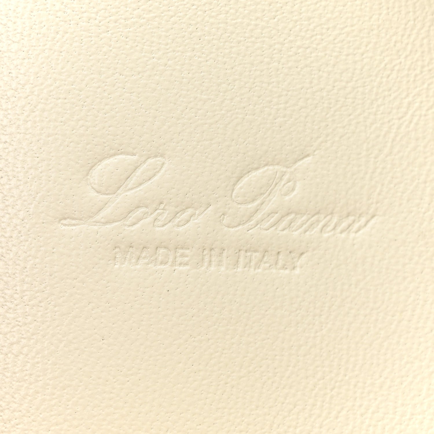 Loro Piana Grained Calfskin L19 Extra Pocket Pouch Whisper White 6 of 9