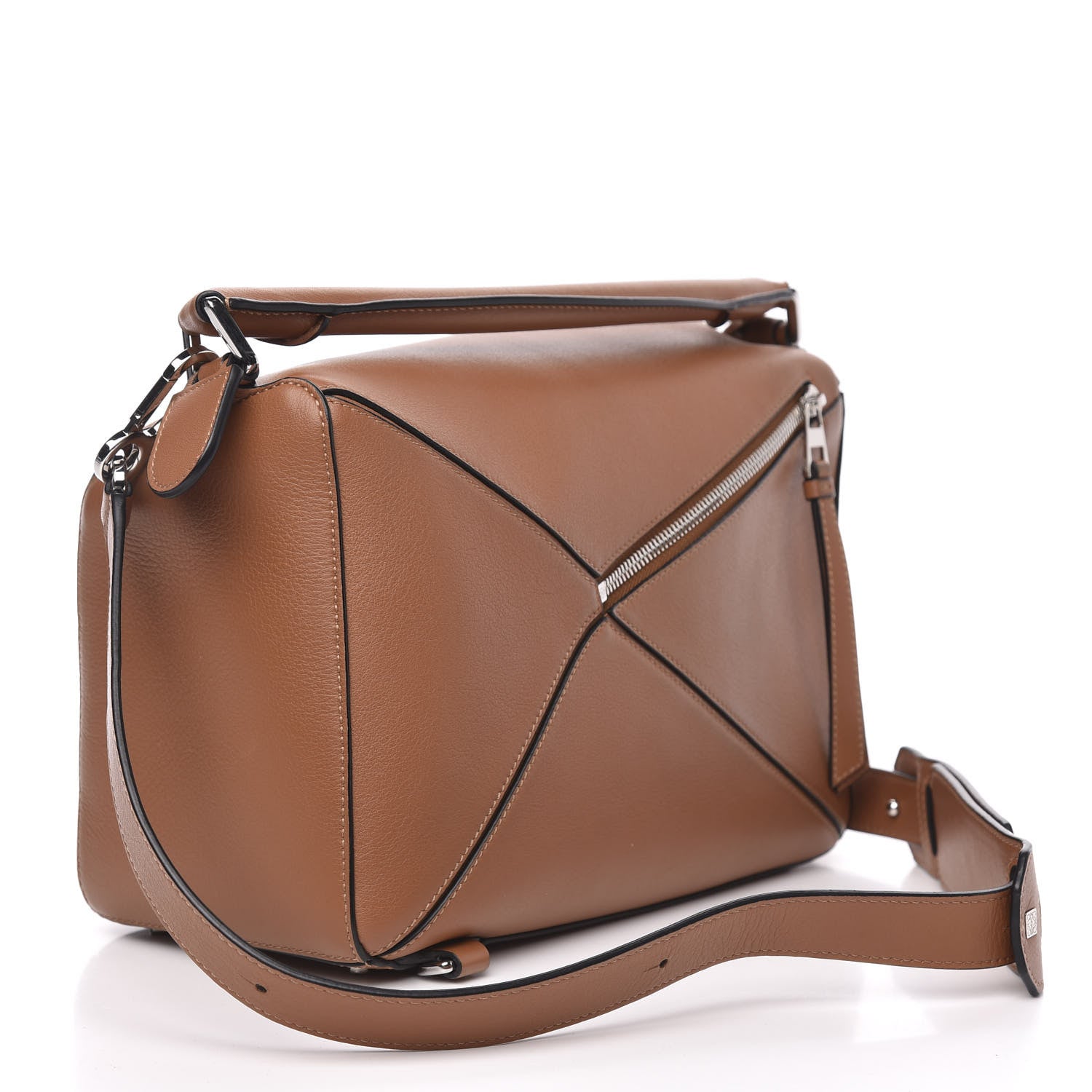 Loewe Calfskin Medium Puzzle Bag Tan 3 of 10