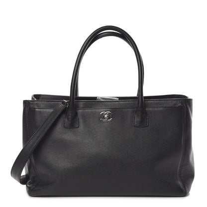 Chanel Calfskin Cerf Shopper Tote Black 1 of 14
