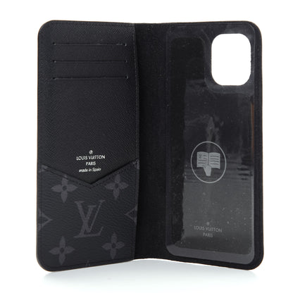 Louis Vuitton Monogram Eclipse iPhone 11 Folio Case 5 of 8