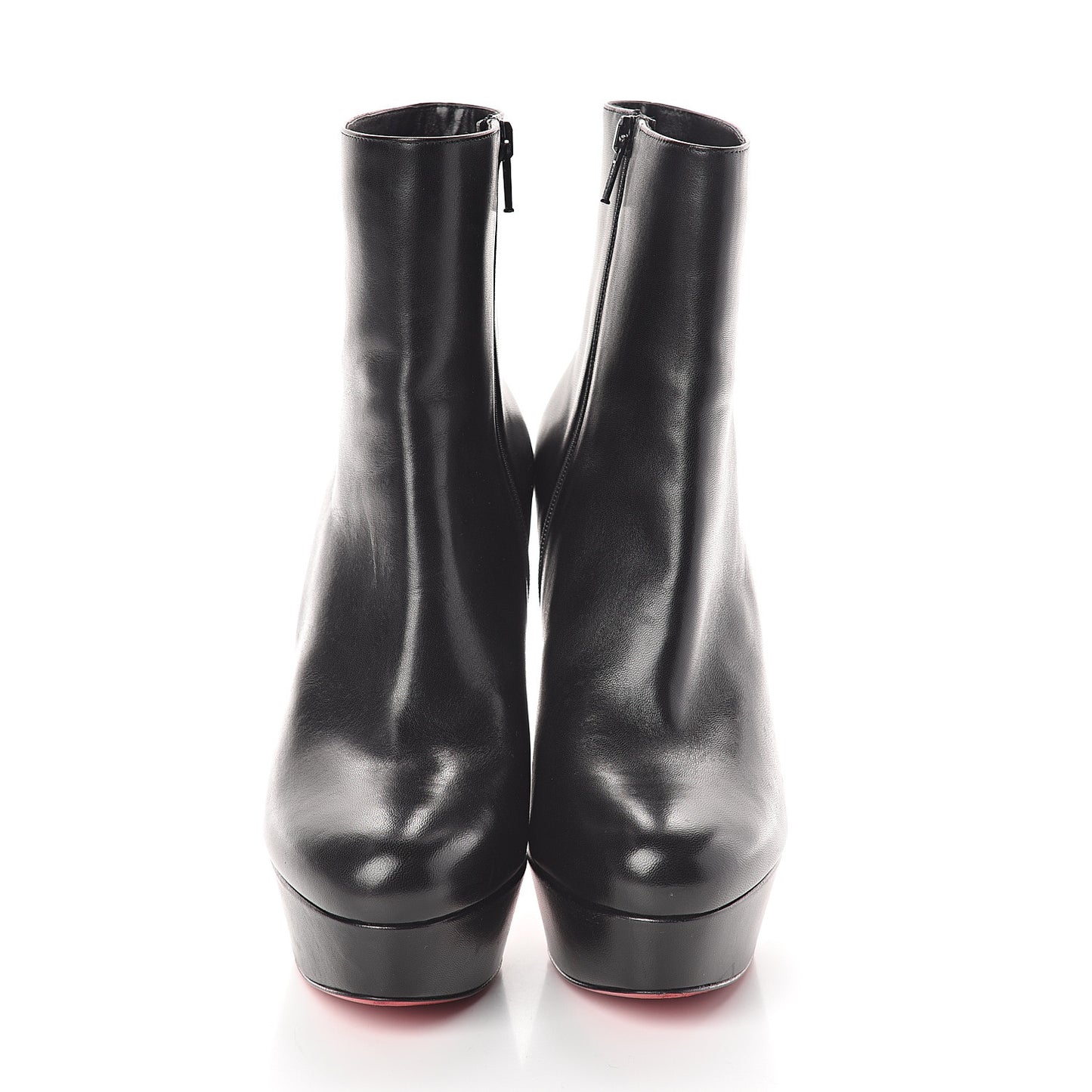 Calfskin Bianca 120 Ankle Boots 40 Black