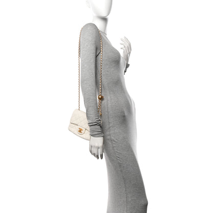 Chanel Lambskin Quilted Mini Pearl Crush Flap White 2 of 11