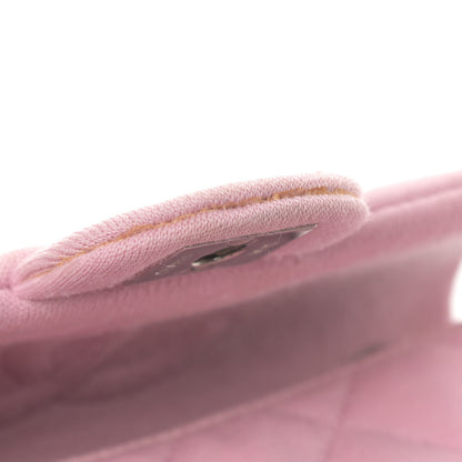 Chanel Jersey Quilted Mini Square Flap Pink 16 of 16