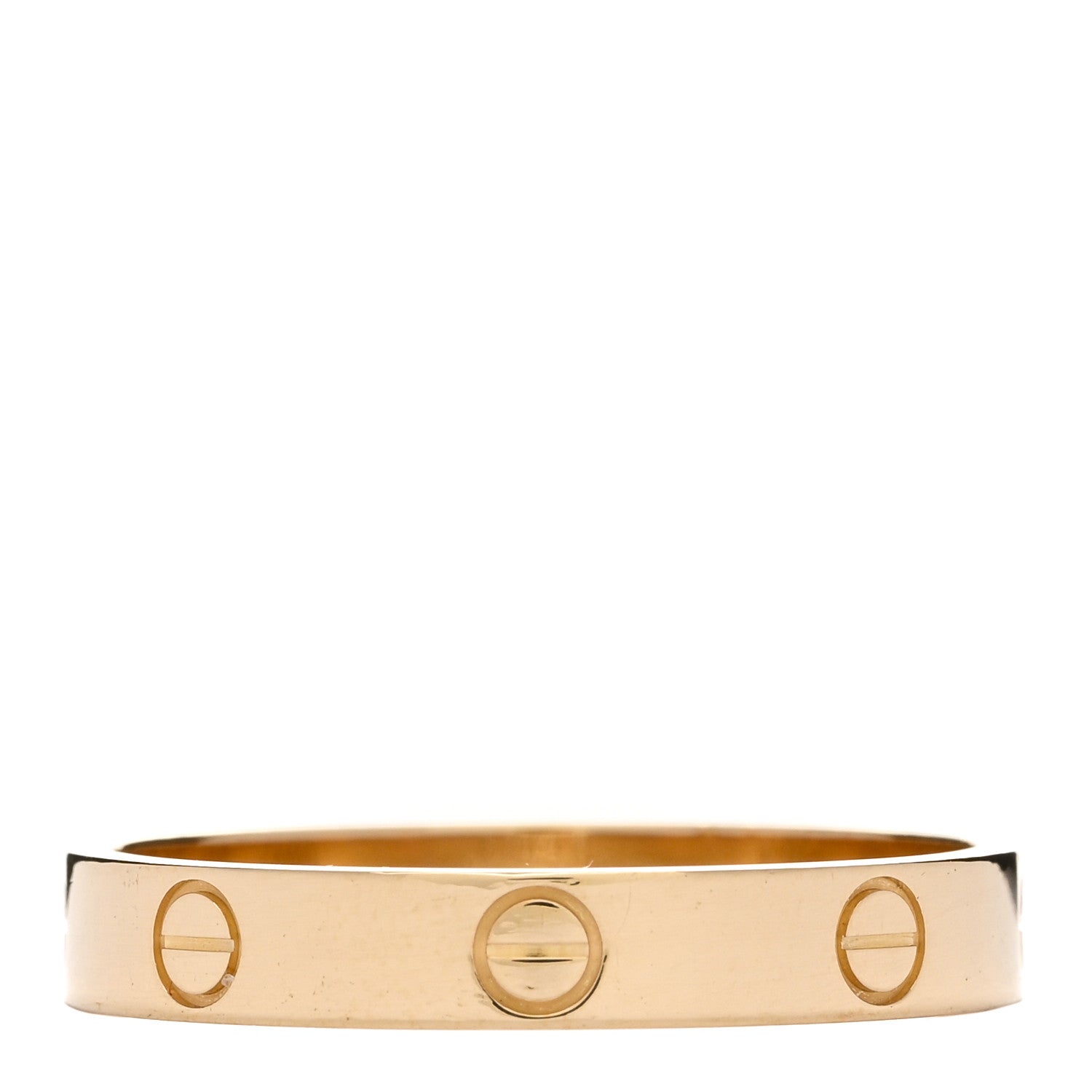 Cartier 18K Yellow Gold 3.5mm LOVE Wedding Band Ring 62 10 2 of 4