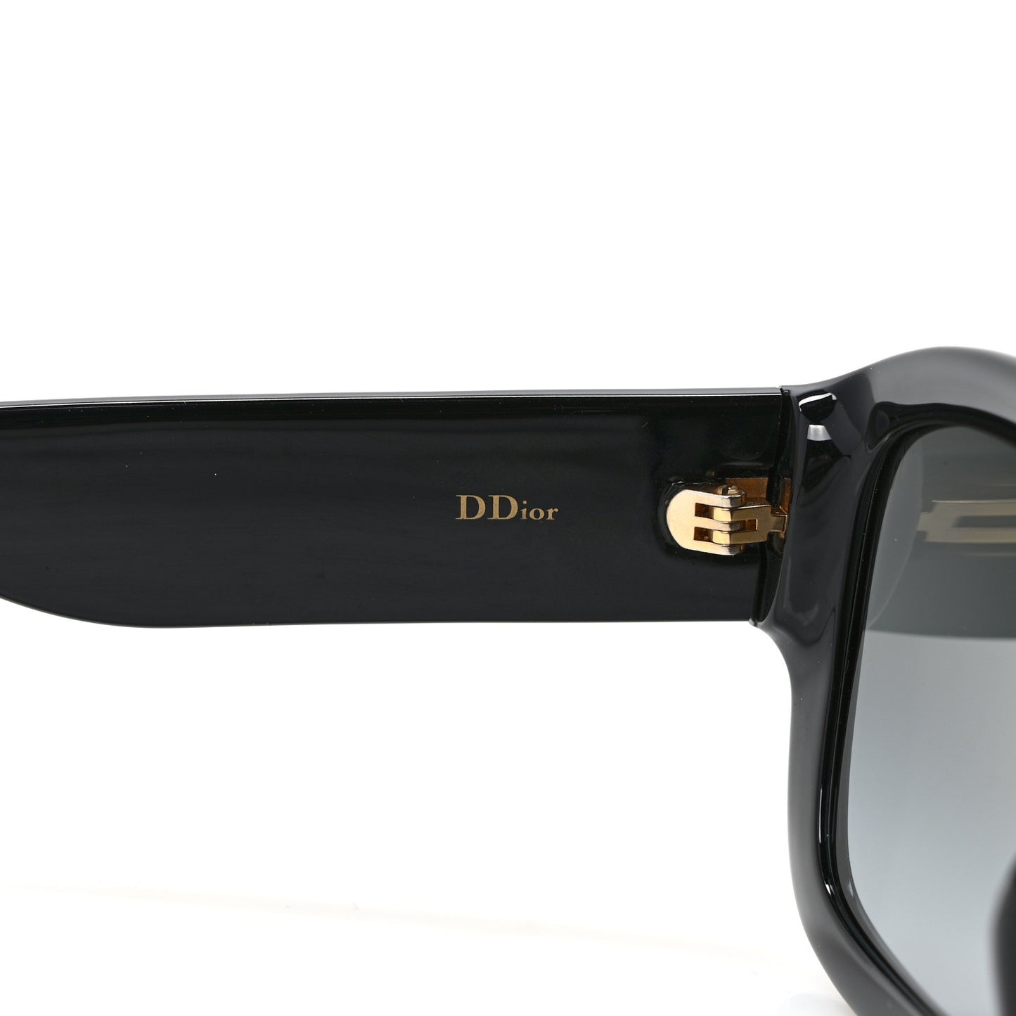 Acetate DDior Square Sunglasses Black