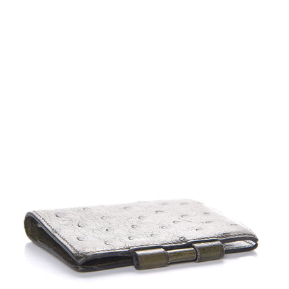 Hermes Ostrich Mini Vision Agenda Cover Vert Olive 4 of 8
