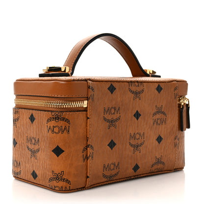 MCM Visetos Rockstar Vanity Case Cognac 3 of 8