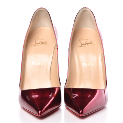 Christian Louboutin Metallic Patent So Kate 120 Pumps 38 Loubi 2 of 8