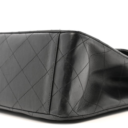 Chanel Lambskin Quilted XL Jumbo Single Flap Black 11 of 17